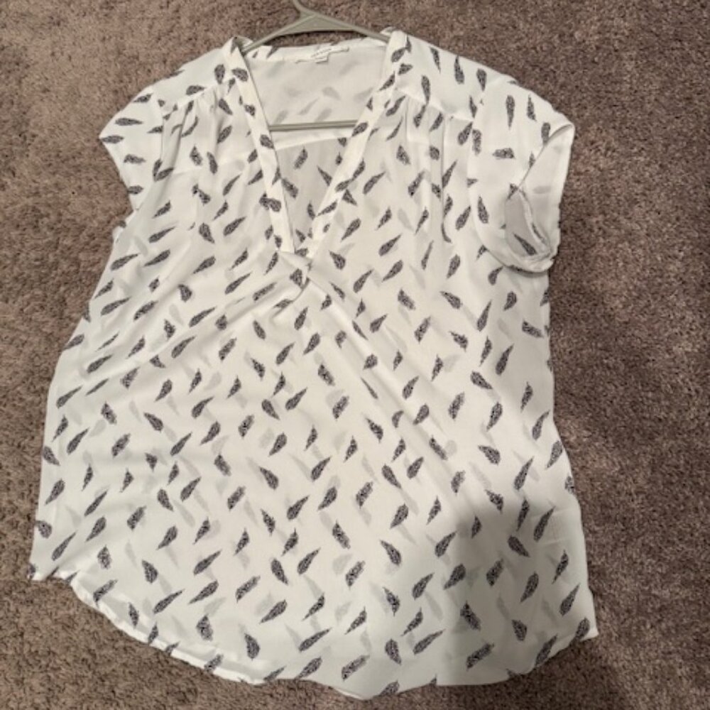 Monday Fun Lillian V Neck Blouse